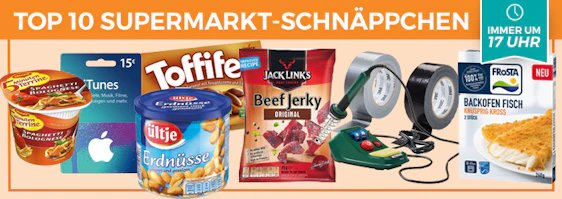 Top 10 Supermarkt-Schnäppchen der KW 41 - z. B. 50m Gewebe-Klebeband für 2,59€
