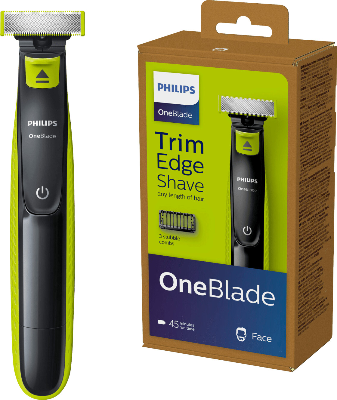 Philips OneBlade QP2520/16 für 20€ - Bartschneider mit 3 Trimmeraufsätze