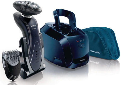 Philips RQ1195/22 - elektrischer Premiumrasierer mit Reinigungsstation und Trimmer für 153,76€