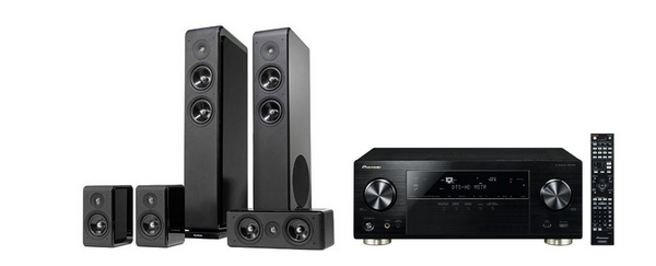 Pioneer VSX-924-k 7.2 + Audio Pro Avanto 5.0 für 749€ 