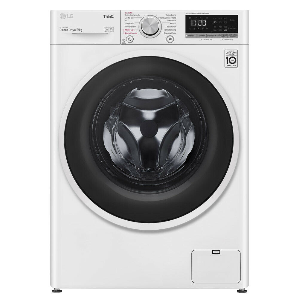 LG F4WV409S1 für 332€ – smarte Waschmaschine mit 9kg Fassungsvermögen &amp; WiFi, kompatibel mit Alexa, EEK: A+++