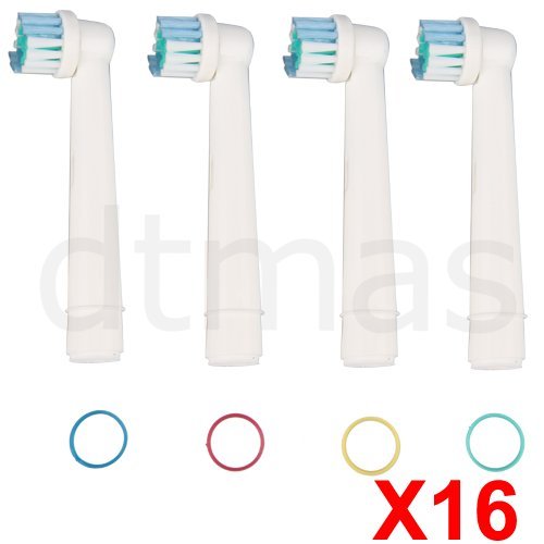 16er Ersatz Aufsteckbürsten für Oral B SB-17 Zahnbürste