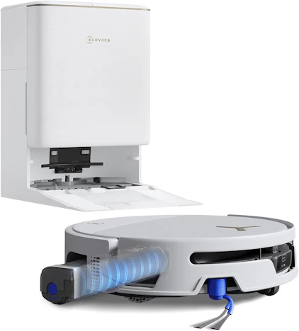 ECOVACS T90S OMNI Saugroboter mit Wischfunktion OZMO Roller 3.0, 30.000 Pa
