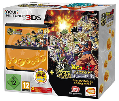 Nintendo New 3DS Bundle für 142€ - mit Dragonball Z - Extreme Butoden