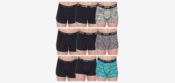 15x TASTIQ Boxershorts für 30€ - mit Printmotiven, in Geschenkbox