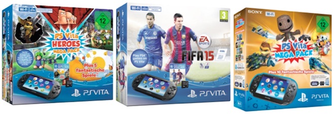 Knaller! Vita Bundles für 99€ bei Media Markt - z.B. PS Vita WiFi Konsole inkl. FIFA 15 für 99€ *UPDATE*