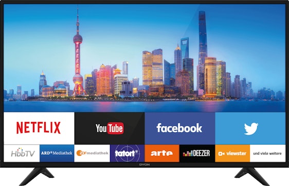 Dyon Smart 32 Pro für 130€ - 32" Smart TV (HD-Ready) mit DVB-S2 HD/DVB-C/DVB-T2 und 3 HDMI-Eingängen