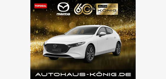 Leasingfaktor: 0,57! 🚗 Mazda 3 Homura für 189€/Monat leasen - Privat & Gewerbe