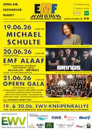 Vorankündigung: 19.06.-20.06. Eschweiler Music Festival bei gratis Eintritt