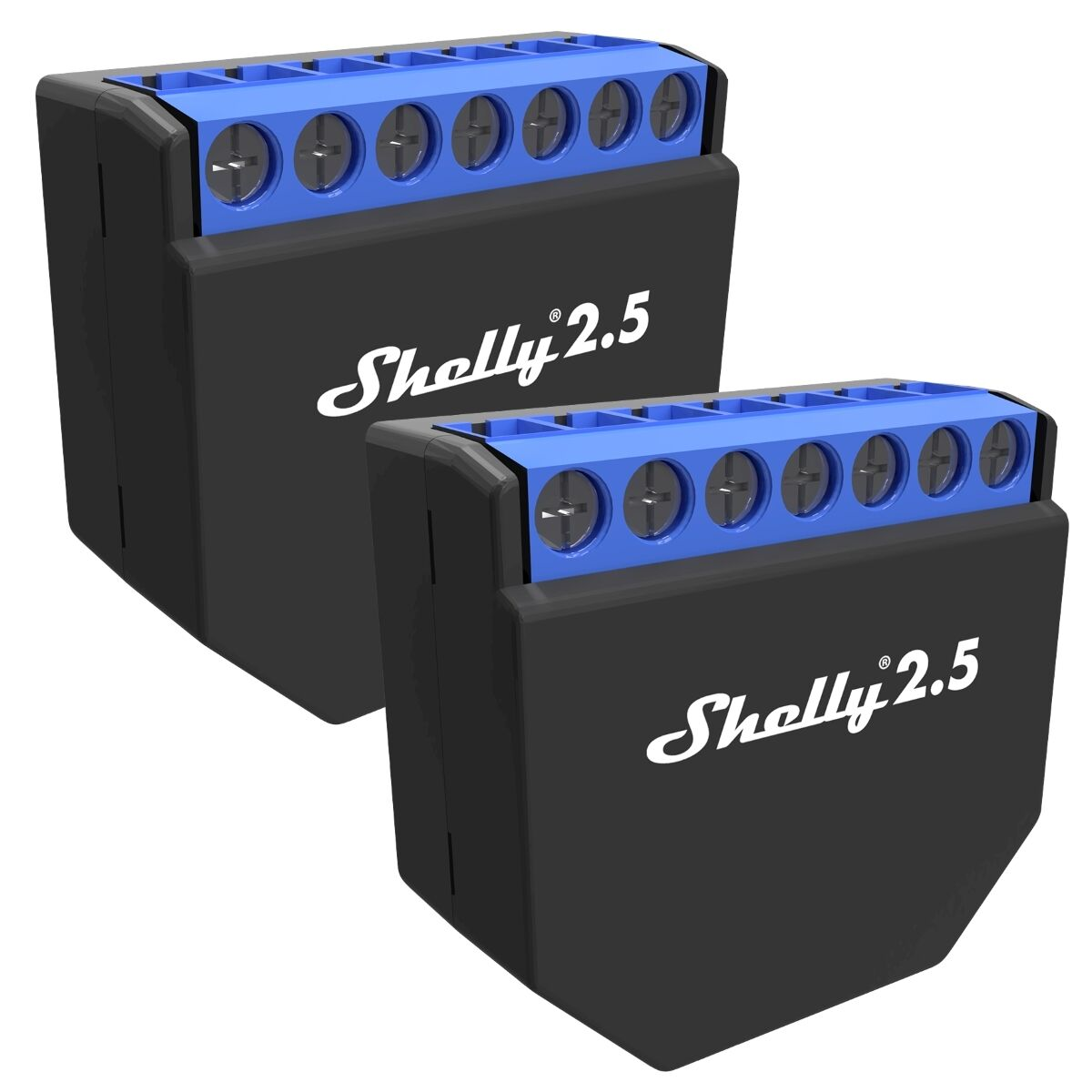 2x Shelly 2.5 Wlan-Schaltaktor für 34€ – Dual-Wlan-Switch mit Messfunktion