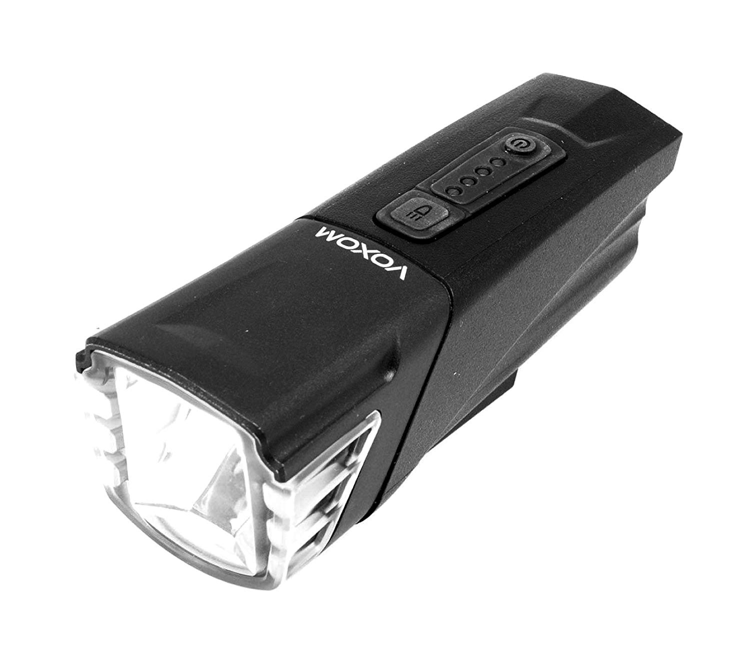 Voxom Frontlicht Lv2 Lumen 2500mah Li-Polymer Batterie Beleuchtung, Schwarz, 290