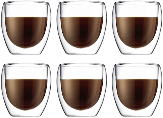 6x Bodum Pavina Gläser für 43€ - doppelwandige Borosilikatgläser mit 250ml