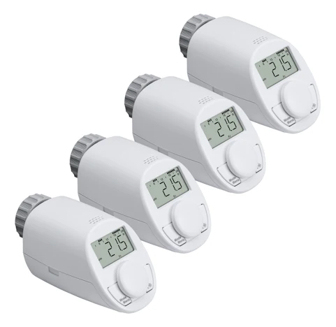 Eqiva 4er-Set Model N Elektronik-Heizkörperthermostat für 33,33 Euro