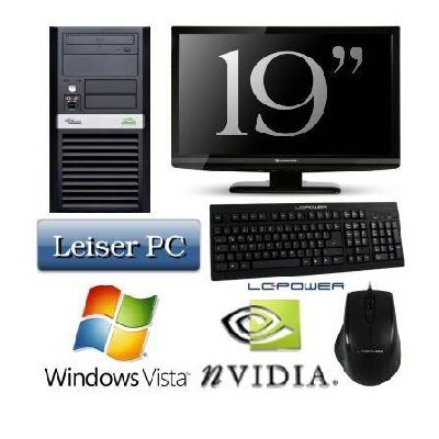 KOMPLETTPAKET PC + Monitor + Maus + Tastatur für 177 €