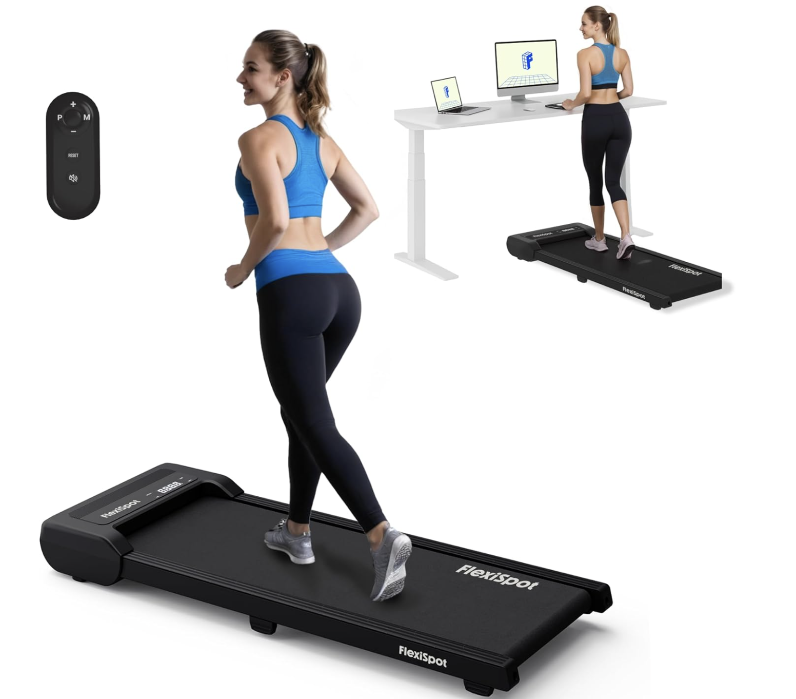 Fitness zum Knallerpreis! 🏋️‍♀️ FlexiSpot Walking Pad für 130€ - 4-in-1 Laufband, LED-Display, geräuscharm