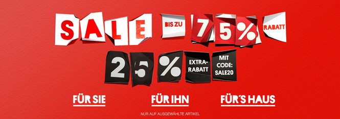 25% Extra-Rabatt auf bereits reduzierte Artikel bei Urban Outfitters *UPDATE*