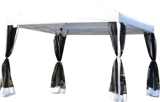 Outsunny Faltzelt mit Moskitonetz 300 x 300 cm (840-014CW) mit 17% Nachlass