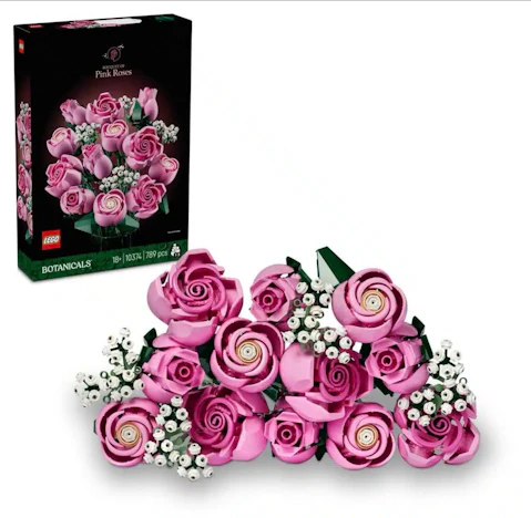 LEGO Botanicals Rosa Rosenstrauß Bauset für 33,19€(statt 42,13€)