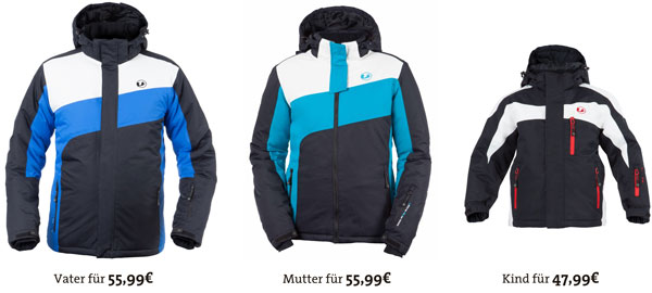 20% Rabatt auf Sportklamotten bei Amazon - Skijacken für die ganze Familie ab 48€