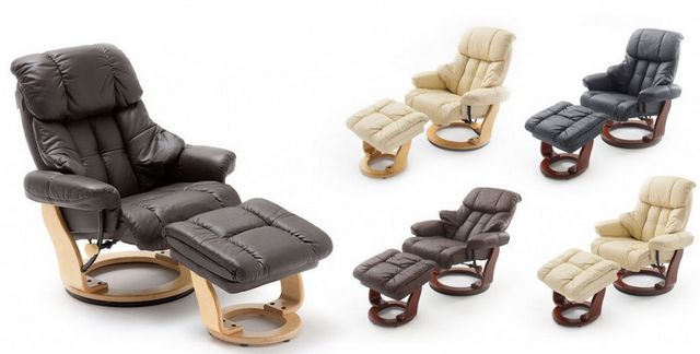 MCA Relax-Sessel Calgary inkl. Hocker für 430€ - verschiedene Farben erhältlich