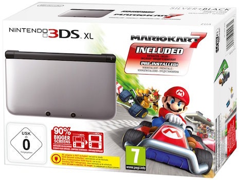Nintendo 3DS XL und Mario Kart