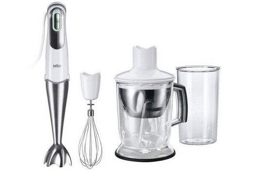 Braun MQ 745 Cocktail Limited Edition für 60€ - Stabmixer weiß mit 750 Watt Leistung