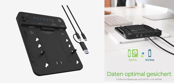 ICY BOX HDD/SDD Dockingstation für 50€ - USB 3.2 Gen 2, Plug & Play