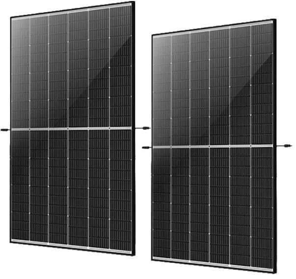 Neueste Glas-Glas-Modulgeneration! 2x Trina Solar TSM-435NEG9R.28 Vertex S+ für 319€ – PV-Solarmodule für Balkonkraftwerke