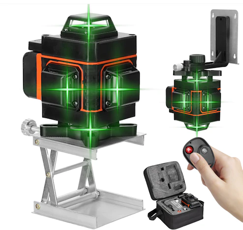 4D 16 Lines Laser Level 360°Kreuzlinienlaser Kreuzlaser Linienlaser Measure