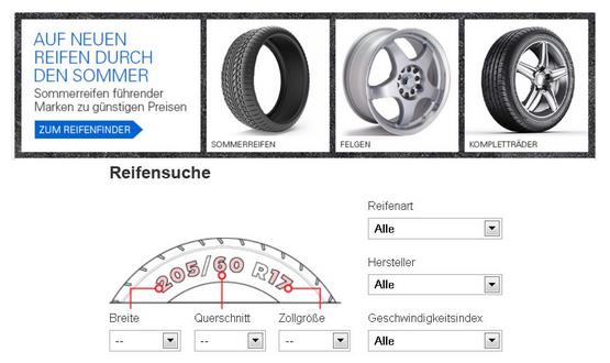 10% Rabatt auf Sommerreifen bei eBay - kombinierbar mit Hersteller-Cashback *UPDATE2*