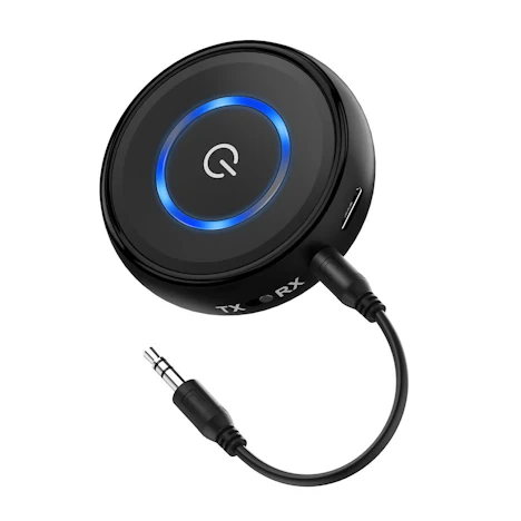 Bluetooth 4.1 Transmitter, 2 in 1 Adapter mit 14 Stunden Spielzeit und 3,5mm Audio Klinke