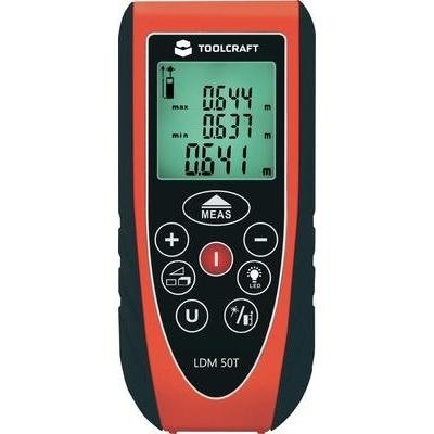 Toolcraft LDM 50 T Laser-Entfernungsmesser bis 50m für 33€