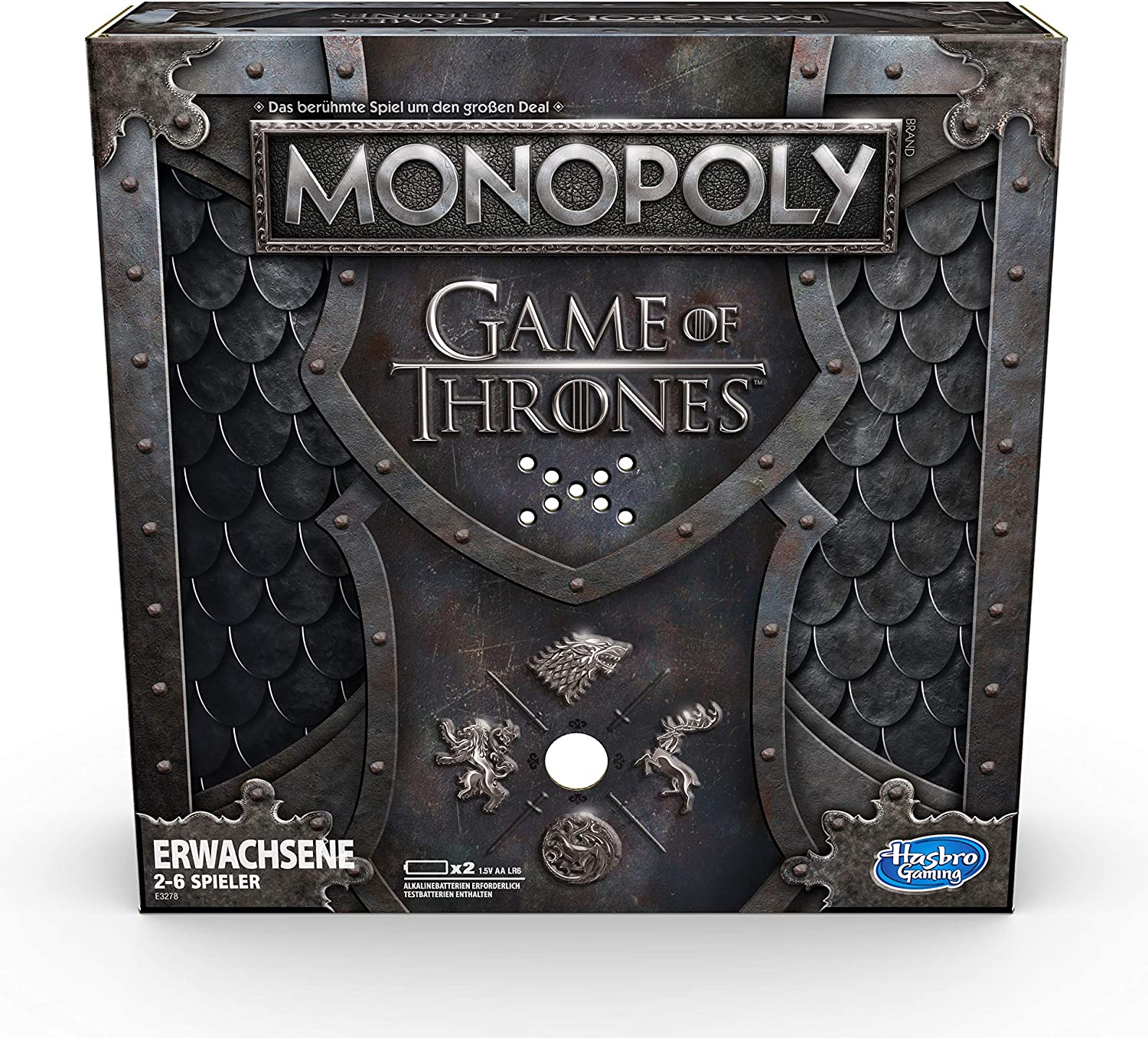 Hasbro Gaming E3278100 Monopoly Game of Thrones (deutsche Version), Brettspiel