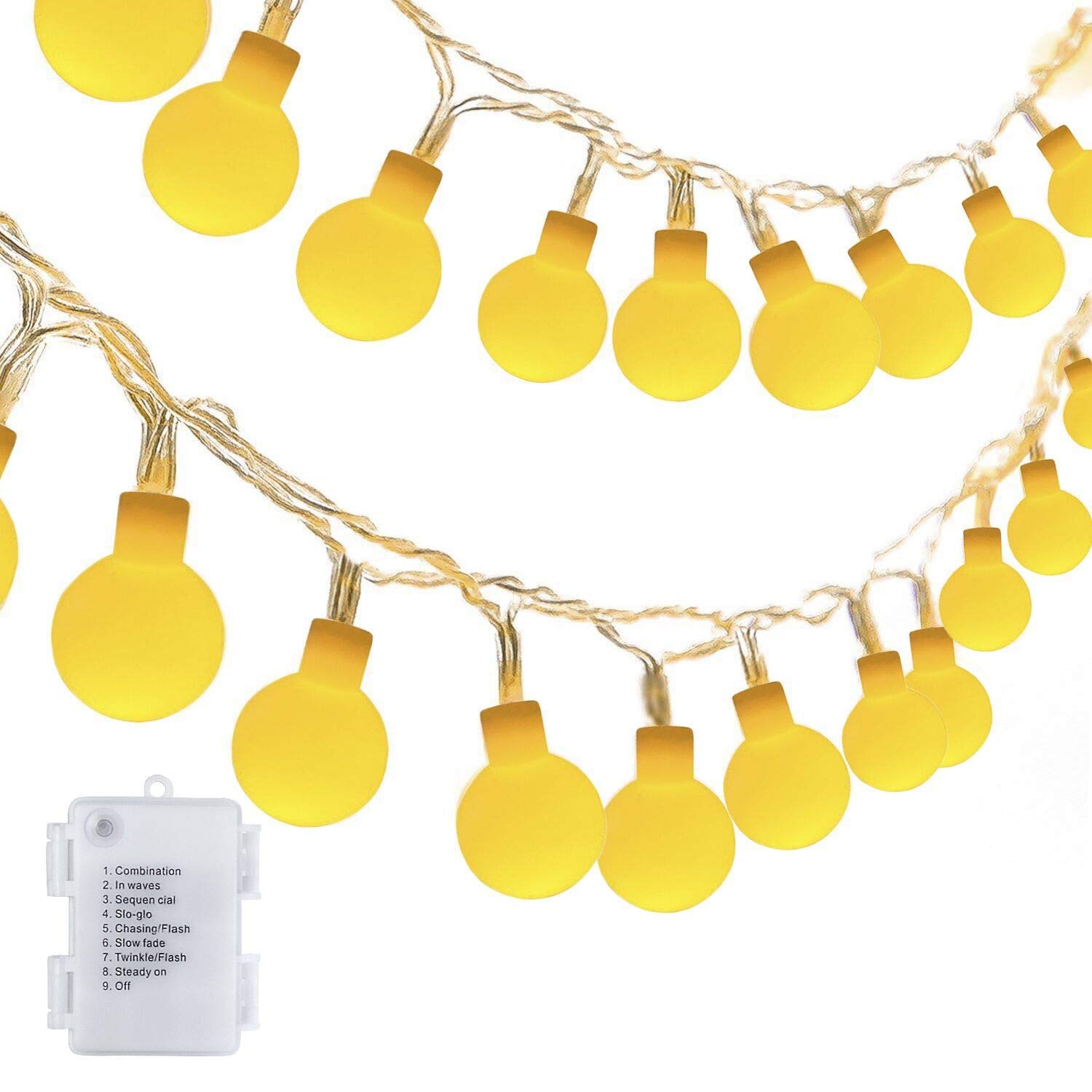 50% Rabatt auf ECOWHO Lichterketten Kugel (40 LEDs,  A++)