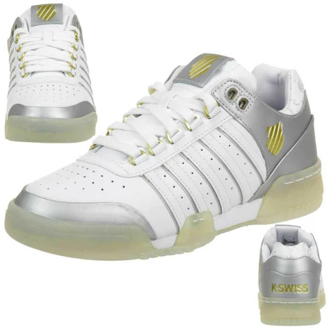 K-Swiss GSTAAD white/silver/gold für 19,99 EUR inkl. Versand