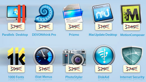 MacUpdate März 2013 Bundle mit Parallels Desktop 8 für ~38€