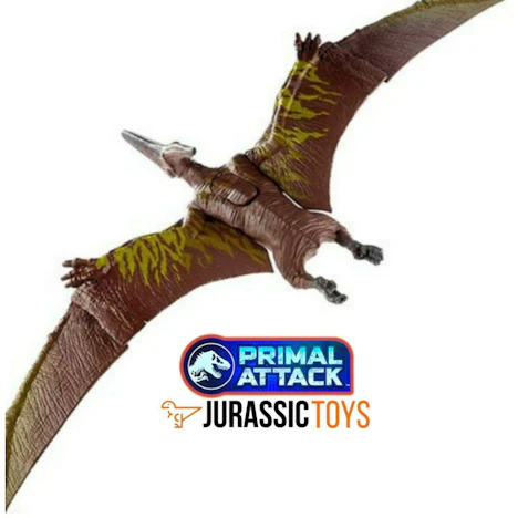 Mattel Jurassic World Primal Attack Sound Strike Pteranodon GJN68 50% reduziert
