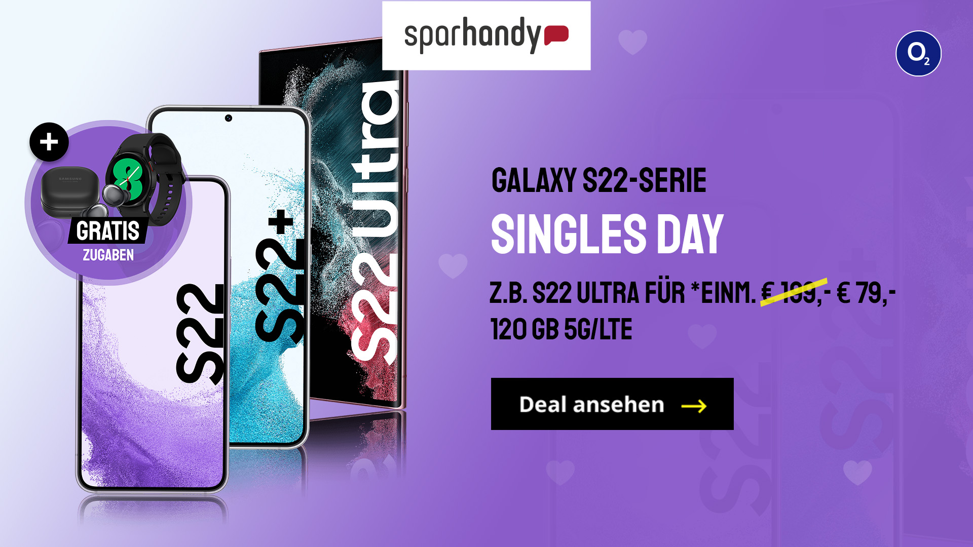 Samsung Galaxy S22, S22 Plus &amp; Ultra im o2 Tarif 📱 » mit gratis Zugaben &amp; 100€ Wechselbonus 💰 z.B. Samsung Galaxy S22 Ultra mit 33€ Ersparnis 