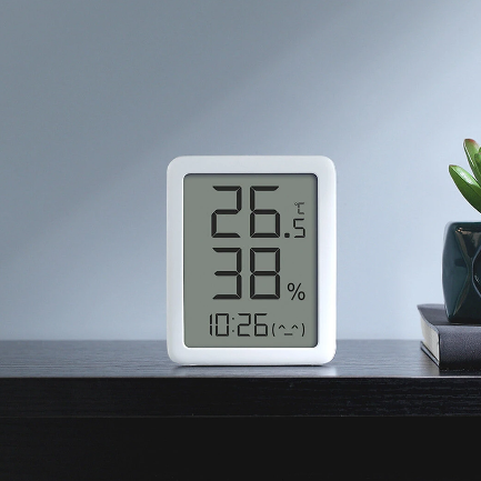 Thermometer-Hygrometer mit großer LCD-Digitalanzeige