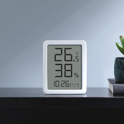 Thermometer-Hygrometer mit großer LCD-Digitalanzeige