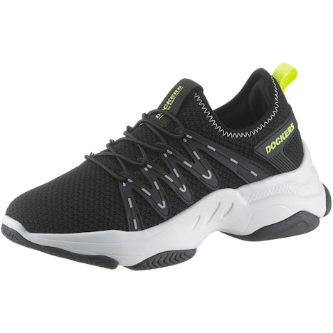 Aktion: Dockers Low-Top-Sneaker schwarz/grün (46AC202-700181) 1,32€ günstiger