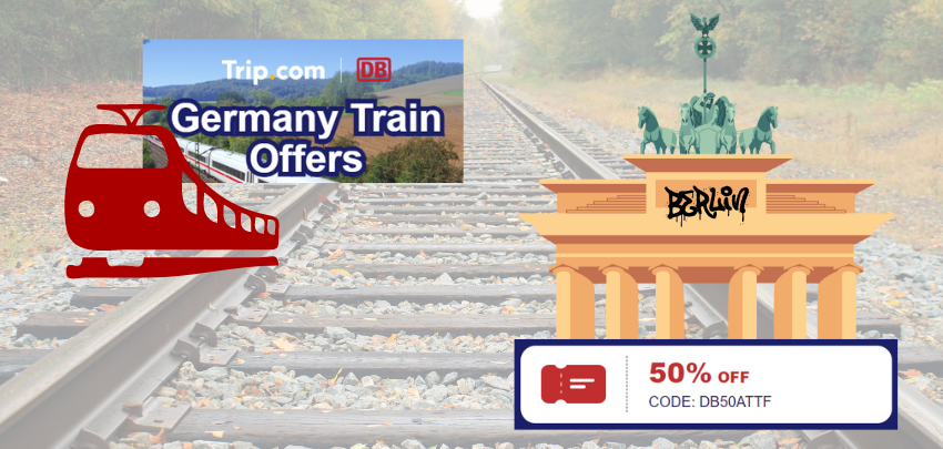 DB Flash Sale 50% Rabatt auf Zugfahrten nach Berlin oder 5% extra für Neukund:innen