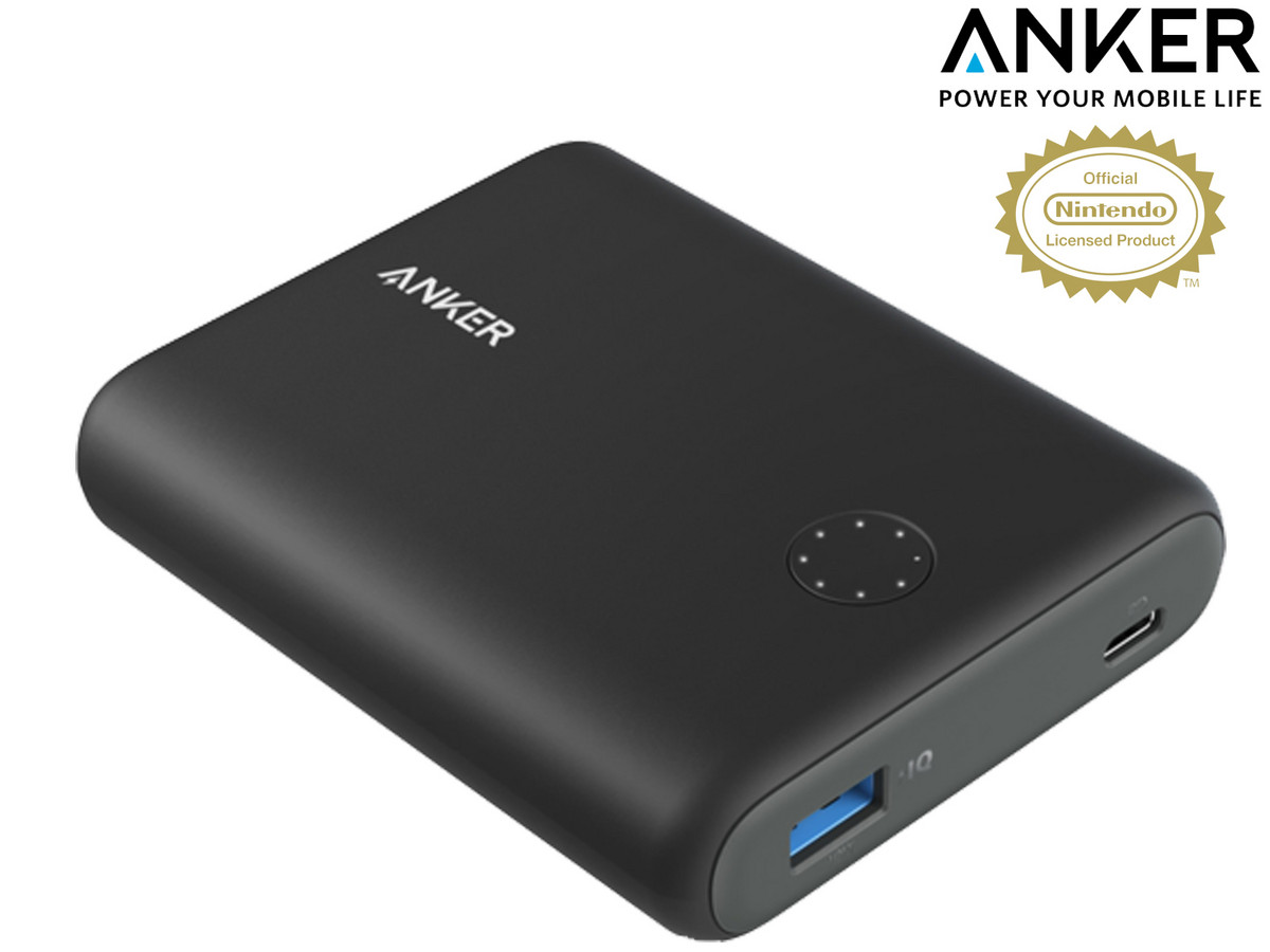 Anker PowerCore Speed Powerbank Nintendo Switch Edition | 13.400 mAh für 25,90 EUR inkl. Versand