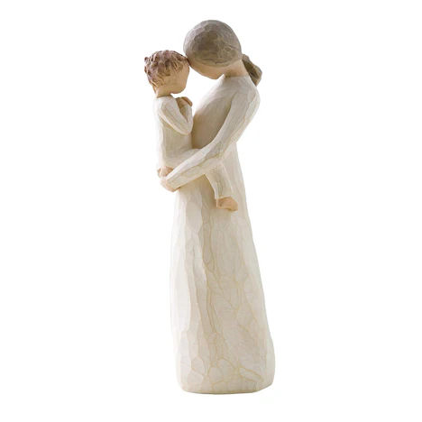 Willow Tree 26073 Figur Zärtlichkeit, Natur, Holz, 3,8 x 3,8 x 20,3 cm