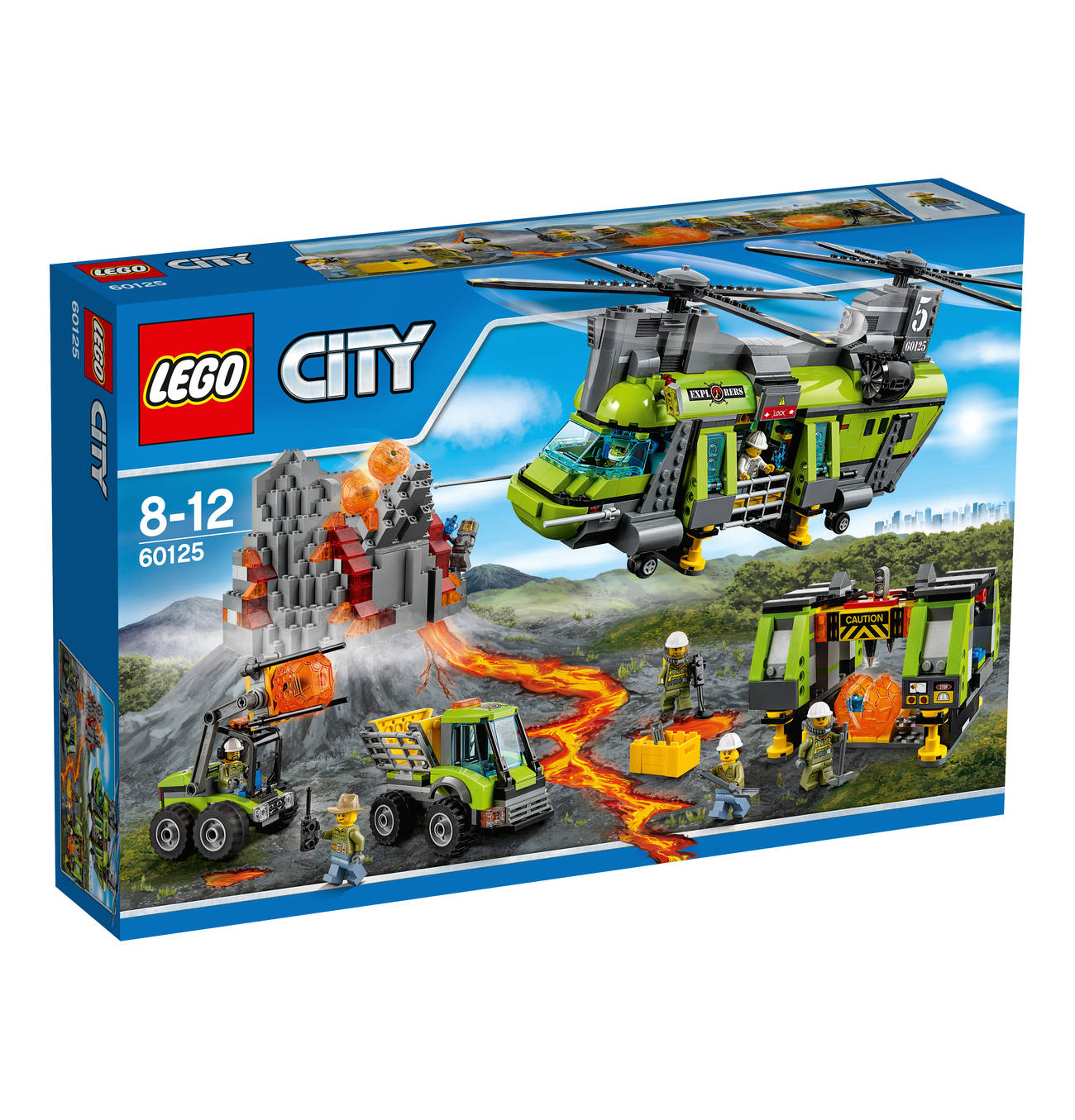 LEGO City  Vulkan-Schwerlasthelikopter 60125