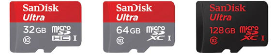 Sandisk Mobile Ultra MicroSDXC bei Amazon - 32GB für 10€, 64GB für 17€ und 128GB für 54€