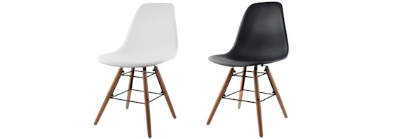 2 Stühle im Skandi-Stil für 34€ - in Weiß oder Schwarz