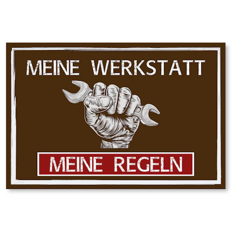 Schilder zum Vatertag als kleines Geschenk