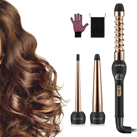 3 in 1 Lockenstab Set mit 3 Aufsätzen für 24,99€ statt 49,99€