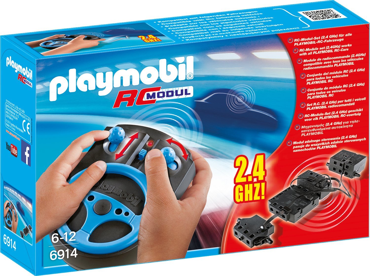  PLAYMOBIL 6914 - RC-Modul-Set 2,4 GHz für 20 EUR